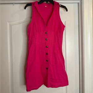 SHEIN HOT PINK BODYCON DRESS